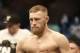 Aug 17, 2013; Boston, MA, USA; Conor McGregor before a UFC featherweight match at the TD Garden. McGregor won after three rounds by judges decision. Mandatory Credit: Winslow Townson-USA TODAY Sports