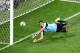 SALVADOR, BRAZIL - JULY 05: Keylor Navas of Costa Rica makes a save during the 2014 FIFA World Cup Brazil Quarter Final match between the Netherlands and Costa Rica at Arena Fonte Nova on July 5, 2014 in Salvador, Brazil. (Photo by Laurence Griffiths/Get