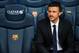 BARCELONA, SPAIN - MAY 21: Luis Enrique Martinez poses for the media during his official presentation as the new coach of FC Barcelona at Camp Nou on May 21, 2014 in Barcelona, Spain. (Photo by Alex Caparros/Getty Images)