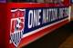 Jun 20, 2014; Sao Paulo, BRAZIL; Detailed view of the US Soccer logo during USA team training at Sao Paulo FC. Mandatory Credit: Mark J. Rebilas-USA TODAY Sports
