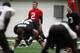 BEREA, OH - MAY 17: Cleveland Browns draft pick Johnny Manziel #2 works out during the Cleveland Browns rookie minicamp on May 17, 2014 at the Browns training facility in Berea, Ohio. (Photo by David Maxwell/Getty Images)