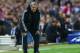 MADRID, SPAIN - APRIL 22: Manager Jose Mourinho of Chelsea looks on from the dug out during the UEFA Champions League Semi Final first leg match between Club Atletico de Madrid and Chelsea at Vicente Calderon Stadium on April 22, 2014 in Madrid, Spain.