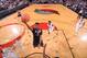 PORTLAND, OR - APRIL 12: Emmanuel Mudiay #5 of the World Team drives to the basket against the USA Team on April 12, 2014 at the Moda Center Arena in Portland, Oregon. NOTE TO USER: User expressly acknowledges and agrees that, by downloading and or using