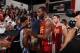 LAS VEGAS, NV - JULY 14: Andrew Wiggins #15 of the Cleveland Cavaliers after the game against the Philadelphia 76ers at the Samsung NBA Summer League 2014 at the Cox Pavilion on July 14, 2014 in Las Vegas, Nevada. NOTE TO USER: User expressly acknowledg