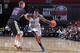 LAS VEGAS, NV - JULY 16: Sean Kilpatrick #50 of the Philadelphia 76ers handles the ball against the Los Angeles Lakers on July 16, 2014 at the Thomas & Mack Center in Las Vegas, Nevada. NOTE TO USER: User expressly acknowledges and agrees that, by downlo