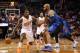 PHOENIX, AZ - DECEMBER 21: Eric Bledsoe #2 of the Phoenix Suns handles the bal guarded by Vince Carter #25 of the Dallas Mavericks during the NBA game at US Airways Center on December 21, 2013 in Phoenix, Arizona. The Suns defeated the Mavericks 123-108.