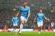 MANCHESTER, ENGLAND - MAY 07: Edin Dzeko of Manchester City celebrates scoring the opening goal during the Barclays Premier League match between Manchester City and Aston Villa at Etihad Stadium on May 7, 2014 in Manchester, England. (Photo by Michael R