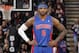 SACRAMENTO, CA - NOVEMBER 15: Josh Smith #6 of the Detroit Pistons in a game against the Sacramento Kings on November 15, 2013 at Sleep Train Arena in Sacramento, California. NOTE TO USER: User expressly acknowledges and agrees that, by downloading and or