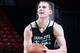 LAS VEGAS, NV - JULY 17: Cody Zeller #40 of the Charlotte Hornets attempts a free throw against the New Orleans Pelicans during the Samsung NBA Summer League 2014 on July 17, 2014 at the Cox Pavilion in Las Vegas, Nevada. NOTE TO USER: User expressly ackn