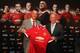 MANCHESTER, ENGLAND - JULY 17: Louis van Gaal appears at a press conference with Sir Bobby Charlton as he is unveiled as the new Manchester United manager at Old Trafford on July 17, 2014 in Manchester, England. (Photo by Clive Mason/Getty Images)