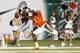 MIAMI GARDENS, FL - AUGUST 30: Artie Burns #1 of the Miami Hurricanes breaks up the pass intended for Jenson Stoshak #88 of the Florida Atlantic Owls on August 30, 2013 at Sun Life Stadium in Miami Gardens, Florida. Miami defeated Florida Atlantic 34-6. (