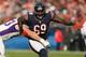 CHICAGO, IL - NOVEMBER 25: Henry Melton #69 of the Chicago Bears rushes against Brandon Fusco #63 of the Minnesota Vikings at Soldier Field on November 25, 2012 in Chicago, Illinois. The Bears defeated the Vikings 28-10. (Photo by Jonathan Daniel/Getty I