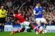 LIVERPOOL, ENGLAND - APRIL 06: Leighton Baines of Everton is challenged by Bacary Sagna of Arsenal during the Barclays Premier League match between Everton and Arsenal at Goodison Park on April 6, 2014 in Liverpool, England. (Photo by Laurence Griffith