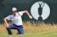 HOYLAKE, ENGLAND - JULY 18: Webb Simpson of the United States lines up a shot from a bunker on the seventh hole during the second round of The 143rd Open Championship at Royal Liverpool on July 18, 2014 in Hoylake, England. (Photo by Stuart Franklin/Get