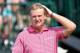 HOYLAKE, ENGLAND - JULY 18: Ernie Els of South Africa waits on the ninth tee during the second round of The 143rd Open Championship at Royal Liverpool on July 18, 2014 in Hoylake, England. (Photo by Stuart Franklin/Getty Images)