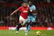 MANCHESTER, ENGLAND - NOVEMBER 28: Anderson of Manchester United battles with Mohamed Diame of West Ham United during the Barclays Premier League match between Manchester United and West Ham United at Old Trafford on November 28, 2012 in Manchester, Engl