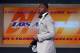 Jun 26, 2014; Brooklyn, NY, USA; Julius Randle (Kentucky) walks off the stage after being selected as the number seven overall pick to the Los Angeles Lakers in the 2014 NBA Draft at the Barclays Center. Mandatory Credit: Brad Penner-USA TODAY Sports