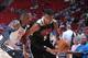 LAS VEGAS, NV - JULY 16: Bruno Caboclo #5 of the Toronto Raptors handles the ball against the Houston Rockets on July 16, 2014 at the Thomas & Mack Center in Las Vegas, Nevada. NOTE TO USER: User expressly acknowledges and agrees that, by downloading and