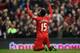 LIVERPOOL, ENGLAND - FEBRUARY 23: Daniel Sturridge of Liverpool celebrates scoring his team's third goal during the Barclays Premier League match between Liverpool and Swansea City at Anfield on February 23, 2014 in Liverpool, England. (Photo by Clive B