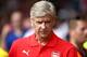 BOREHAMWOOD, ENGLAND - JULY 19: Arsenal manager Arsene Wenger looks on during the pre season friendly match between Borehamwood and Arsenal at Meadow Park on July 19, 2014 in Borehamwood, England. (Photo by Jordan Mansfield/Getty Images)