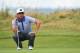 HOYLAKE, ENGLAND - JULY 19: Rickie Fowler of the United States lines up a putt during the third round of The 143rd Open Championship at Royal Liverpool on July 19, 2014 in Hoylake, England. (Photo by Stuart Franklin/Getty Images)