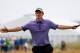 HOYLAKE, ENGLAND - JULY 19: Justin Rose of England reacts on the 17th green during the third round of The 143rd Open Championship at Royal Liverpool on July 19, 2014 in Hoylake, England. (Photo by Tom Pennington/Getty Images)