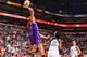 PHOENIX, AZ - JULY 19: Brittney Griner #42 of the Western Conference All-Stars shoots during the 2014 Boost Mobile WNBA All-Star Game on July 19, 2014 at US Airways Center in Phoenix, Arizona. NOTE TO USER: User expressly acknowledges and agrees that, by