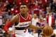 May 15, 2014; Washington, DC, USA; Washington Wizards guard Bradley Beal (3) dribbles the ball against the Indiana Pacers in game six of the second round of the 2014 NBA Playoffs at Verizon Center. Mandatory Credit: Geoff Burke-USA TODAY Sports