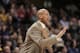 CLEVELAND, OH - APRIL 10: Head coach Byron Scott of the Cleveland Cavaliers calls out the play late in the game against the Detroit Pistons at The Quicken Loans Arena on April 10, 2013 in Cleveland, Ohio. NOTE TO USER: User expressly acknowledges and agr