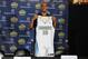 DENVER, CO - JUNE 30: Arron Afflalo #10 of the Denver Nuggets poses for a photo during a press conference on June 30, 2014 at the Pepsi Center in Denver, Colorado. NOTE TO USER: User expressly acknowledges and agrees that, by downloading and/or using thi