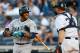 NEW YORK, NY - JUNE 02: Robinson Cano #22 of the Seattle Mariners has a laugh with Brian McCann #34 of the New York Yankees prior to his first at bat in the first inning at Yankee Stadium on June 2, 2014 in the Bronx borough of New York City. (Photo by