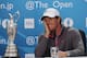 HOYLAKE, ENGLAND - JULY 20: Rory McIlroy of Northern Ireland answers questions from the media after his two-stroke victory at The 143rd Open Championship at Royal Liverpool on July 20, 2014 in Hoylake, England. (Photo by Andrew Redington/Getty Images)