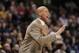 CLEVELAND, OH - APRIL 10: Head coach Byron Scott of the Cleveland Cavaliers calls out the play late in the game against the Detroit Pistons at The Quicken Loans Arena on April 10, 2013 in Cleveland, Ohio. NOTE TO USER: User expressly acknowledges and agr