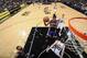 SAN ANTONIO, TX - April 16: Jordan Hill #27 of the Los Angeles Lakers goes to the basket against the San Antonio Spurs at the AT&T Center on April 16, 2014 in San Antonio, Texas. NOTE TO USER: User expressly acknowledges and agrees that, by downloading an