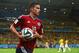 FORTALEZA, BRAZIL - JULY 04: James Rodriguez of Colombia celebrates scoring his team's first goal on a penalty kick during the 2014 FIFA World Cup Brazil Quarter Final match between Brazil and Colombia at Castelao on July 4, 2014 in Fortaleza, Brazil. (