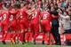 LIVERPOOL, ENGLAND - SEPTEMBER 01: Daniel Sturridge of Liverpool celebrates scoring the opening goal with Manager Brendan Rodgers during the Barclays Premier League match between Liverpool and Manchester United at Anfield on September 01, 2013 in Liverpo