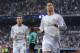 MADRID, SPAIN - MARCH 18: Cristiano Ronaldo (R) of Real Madrid celebrates with teammate Gareth Bale after scoring his team's second goal during the UEFA Champions League Round of 16, second leg match between Real Madrid and FC Schalke 04 at Estadio Santia