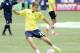 Tom Carroll—warming up prior to the Seattle match—caught the eye with his range of passing against the Sounders.