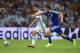 RIO DE JANEIRO, BRAZIL - JUNE 15: Sergio Aguero of Argentina controls the ball against Sead Kolasinac of Bosnia and Herzegovina during the 2014 FIFA World Cup Brazil Group F match between Argentina and Bosnia-Herzegovina at Maracana on June 15, 2014 in Ri