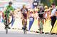 RISOUL, FRANCE - JULY 19: Peter Sagan of Solvakia and Cannondale 'wheelies' over the finishline on the fourteenth stage of the 2014 Tour de France, a 177km stage between Grenoble and Risoul, on July 19, 2014 in Risoul, France. (Photo by Bryn Lennon/Gett