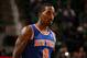 SALT LAKE CITY, UT - MARCH 31: J.R. Smith #8 of the New York Knicks during the game against the Utah Jazz at EnergySolutions Arena on March 31, 2014 in Salt Lake City, Utah. NOTE TO USER: User expressly acknowledges and agrees that, by downloading and or