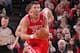 PORTLAND, OR - APRIL 27: Chandler Parsons #25 of the Houston Rockets drives against the Portland Trail Blazers in Game Four of the Western Conference Quarterfinals during the 2014 NBA Playoffs on April 27, 2014 at the Moda Center in Portland, Oregon. NOTE