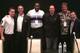 Pete Philo (third from right) at the Pro Scout School with (from left to right) TPG Sports Group vice president Charlie Wend, Pacers GM Kevin Pritchard, Knicks director of pro player personnel Mark Hughes, sports executive Jim Stack and event moderator Fran Fraschilla.