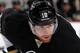 PITTSBURGH, PA - MAY 4: James Neal #18 of the Pittsburgh Penguins skates against the New York Rangers in Game Two of the Second Round of the 2014 Stanley Cup Playoffs at Consol Energy Center on May 4, 2014 in Pittsburgh, Pennsylvania. (Photo by Gregory
