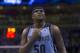 OKLAHOMA CITY, OK - April 29, 2014: Zach Randolph #50 of the Memphis Grizzlies look on during the game against the Oklahoma City Thunder in Game 5 of the Western Conference Quarterfinals during the 2014 NBA Playoffs at the Chesapeake Arena on April 29, 2