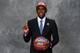 NEWARK, NJ - JUNE 23: Kyrie Irving selected number one overall by the Cleveland Cavaliers poses for a portrait during the 2011 NBA Draft at The Prudential Center on June 23, 2011 in Newark, New Jersey. NOTE TO USER: User expressly acknowledges and agrees
