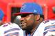 Dec 8, 2013; Tampa, FL, USA; Buffalo Bills defensive tackle Marcell Dareus (99) against the Tampa Bay Buccaneers during the second half at Raymond James Stadium. Tampa Bay Buccaneers defeated the Buffalo Bills 27-6. Mandatory Credit: Kim Klement-USA TODAY