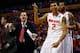 BUFFALO, NY - MARCH 20: Marc Loving #2 of the Ohio State Buckeyes reacts after hitting a shot against the Dayton Flyers during the second round of the 2014 NCAA Men's Basketball Tournament at the First Niagara Center on March 20, 2014 in Buffalo, New Yor