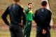JOHANNESBURG, SOUTH AFRICA - JUNE 30: Head Coach, Dunga talks to the players during the Brazil team training session at St Stithians College on June 30, 2010 in Johannesburg, South Africa. Brazil will play The Netherlands on July 2, in the Quarter Finals