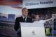 MADRID, SPAIN - SEPTEMBER 15: President Florentino Perez attends the media after Cristiano Ronaldo«s Signing Contract Renewal For Real Madrid at Estadio Santiago Bernabeu on September 15, 2013 in Madrid, Spain. (Photo by Gonzalo Arroyo Moreno/Getty Imag